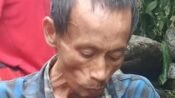 Pria viral yang ditemukan di Gunung Salak. (istimewa)