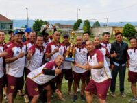 Tim APSSI Kabupaten Bandung Barat menutup kiprahnya di ajang U50 Five Feo Mabes dengan gelar juara. (Dadan Saepudin/Mediaseruni)