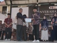 Pelepasan kelas XII Angkatan XXXIX SMAN 1 Parungkuda sarat janji masa depan. (Nyimas Irma/Mediaseruni)