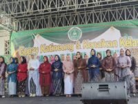 Foto bersama disaat kegiatan Gupay Katineung dan Kenaikan Kelas MTs Darul Huda Pedes. (Iman Suryana/Mediaseruni)