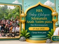 Jenal Aripin Gelar Santunan Anak Yatim Piatu di Cipaga Stone Park, Ratusan Anak Hadir Penuh Ceria