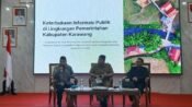 Diskominfo Kabupaten Karawang menggelar Monitoring dan Evaluasi Semester I Tahun 2026, terkait Undang-Undang Keterbukaan Informasi Publik. (Damara Ichsan/Mediaseruni)