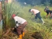 Jumat Bersih Digelar di WILOCI Karangsari, Camat Pulosari Ajak Warga Bangkitkan Destinasi Wisata Air