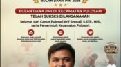 Bulan Dana PMI 2026 di Kecamatan Pulosari Capai 100 Persen, Bukti Kuatnya Semangat Gotong Royong Masyarakat