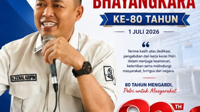 H. Jenal Aripin Ucapkan Selamat Hari Bhayangkara ke-80 Tahun