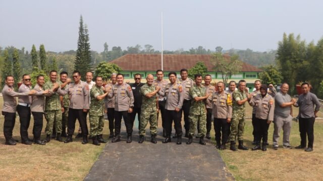 Kapolres Sukabumi Perkuat Sinergi dengan Kodim 0622 dan PN Cibadak