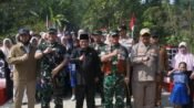 Resmikan Jembatan Garuda Suci Bupati Asep Japar Apresiasi Kemanunggalan TNI