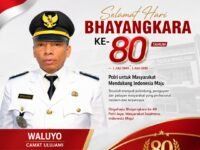 Camat Waluyo Ucapkan Selamat Hari Bhayangkara ke-80, Apresiasi Dedikasi Polri untuk Masyarakat