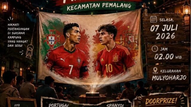NOBAR PIALA DUNIA 2026 DI KELURAHAN MULYOHARJO SIAP DIGELAR