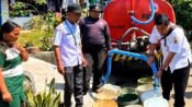 Kekeringan Mulai Meluas, BPBD dan Camat Pulosari Salurkan Air Bersih ke Dusun Batur Cikendung