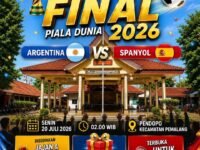 Final Piala Dunia 2026 di Pendopo Kecamatan Pemalang, Camat Ajak Warga Nobar Bareng dan Pererat Kebersamaan