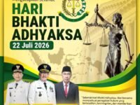 Pemkab Sukabumi ucapkan selamat Hari Bhakti Adhyaksa ke-66, ajak perkuat penegakan hukum berkeadilan lewat tema Satya Adhi Wicaksana bersama Kejaksaan.