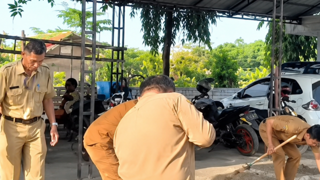 Korve Bersama Perkuat Semangat Gotong Royong, Kecamatan Pemalang Ciptakan Lingkungan Kerja Bersih dan Nyaman