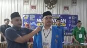 Ketua DPK KNPI Parungkuda terpilih, Panji, usai terpilih mengawaki organisasi kepemudaan tersebut. (Nyimas Irma/Mediaseruni)