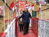Sekda Ade Suryaman Ikuti Peresmian Jembatan Garuda dan Titik Air Bersih