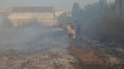 Lahan Kosong di Kepuh Tengah Karawang Terbakar, Diduga Akibat Bakar Sampah