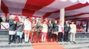 Dirgahayu Indonesia: Pendopo Karangpawitan Berubah Jadi Merah Putih, Bupati Aep Imbau Warga Karawang Peduli Gempa NTT