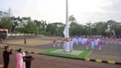 Ini Pesan Wabup Andreas Saat Penurunan Bendera Merah Putih di Sukabumi