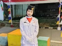Cinta Rizqi Aprilia, Anggota Paskibra Purwasari harumkan Nama sekolah dan Perum Sofie Residence