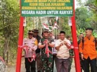 Jembatan Merah Putih Cihujung Kembali Dibuka, Akses Warga Cisolok Pulih