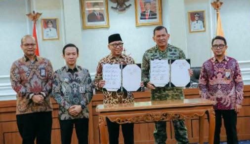 Perkuat Sinergi Pembangunan Desa, Pemkab Lampung Utara Tandatangani Kesepakatan Bersama Program Desaku Maju 