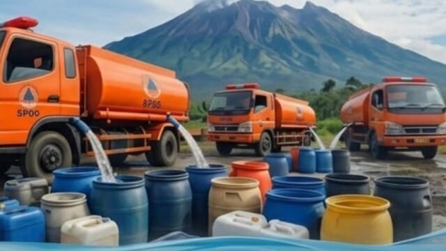 Lewat 156 Tangki Air, Kecamatan Pulosari Salurkan 780.000 Liter Air Bersih Bantu Warga Terdampak Kekeringan