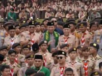Apel Kebangsaan Kemah Nasional Pramuka PUI Dihadiri Bupati, Kapolri Ajak Rawat Persatuan 