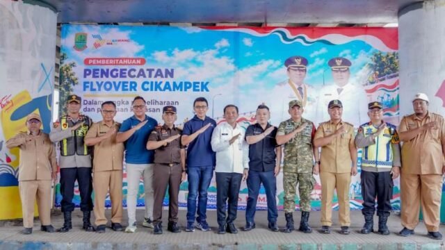 Bupati Aep Syaepuloh Apresiasi Facipic Paint Revitalisasi Kawasan Cikampek