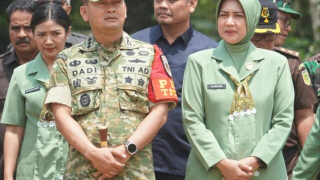 Danrem 062/Tn Menghadiri Upacara Pembukaan TMMD ke 130 di Wilayah Kodim 0625/Pnd