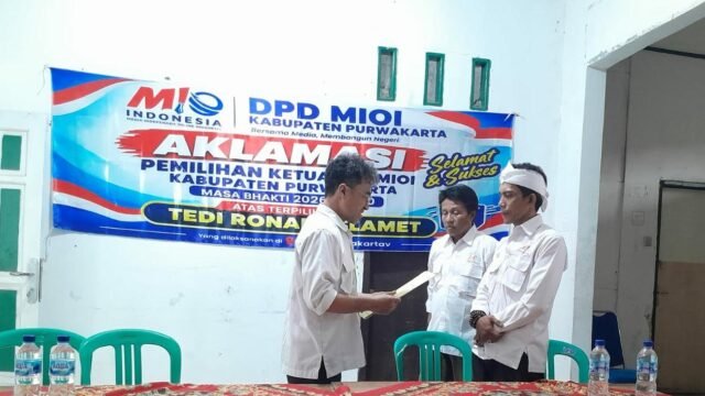 Tedi Ronal Slamet Pimpin Kembali MIO Purwakarta, Azhari: Jaga Marwah Organisasi