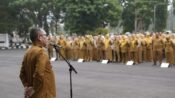 Apel Perdana Sebagai Pembina Kang Rona Ajak Seluruh ASN Berikan Yang Terbaik
