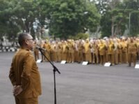 Apel Perdana Sebagai Pembina Kang Rona Ajak Seluruh ASN Berikan Yang Terbaik