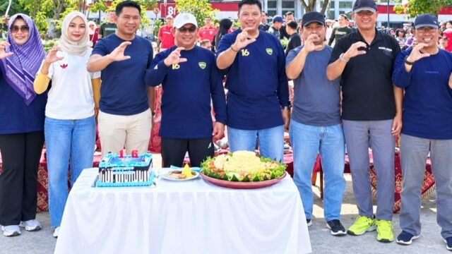 Semarak HUT ke-16 PT dSM, Senam Bersama hingga Banjir Doorprize Ramaikan Alun-Alun Pemalang