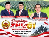 HUT ke-81 TNI, Rizal Bawazier: Momentum Meneguhkan Semangat Persatuan dan Pengabdian untuk Negeri