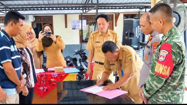 Pilkades Serentak 2026 di Bantarbolang, 10 Calon Kades Sepakat Tolak Politik Uang dan Jaga Keamanan