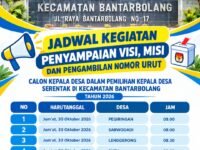 Jelang Pilkades Serentak Pemalang, Calon Kades Bantarbolang Ambil Nomor Urut Besok
