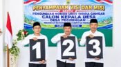 Tiga Calon Kades Pegiringan Adu Gagasan, Camat Bantarbolang Pastikan Tahapan Pilkades Berjalan Kondusif