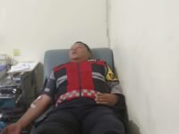 Sinergi Kemanusiaan, Polres dan Insan Pers Karawang Donor Darah HUT ke-75 Humas Polri