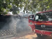 Niat Basmi Sarang Tawon, Rumah Warga di Telukjambe Ludes Terbakar